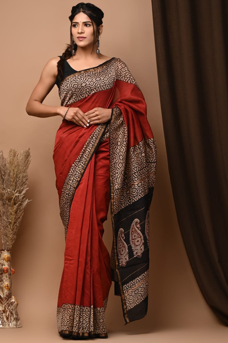 Wholesale Chanderi Saree CSCT2502-13