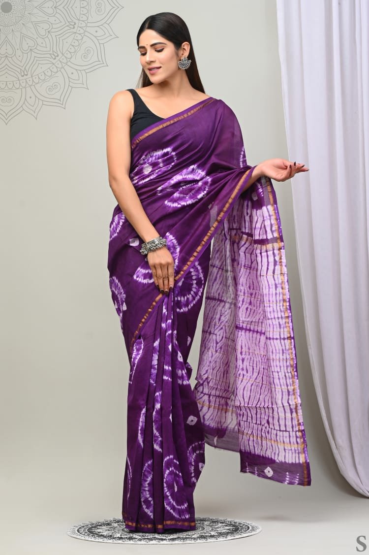 Wholesale Chanderi Saree CSCT2502-37