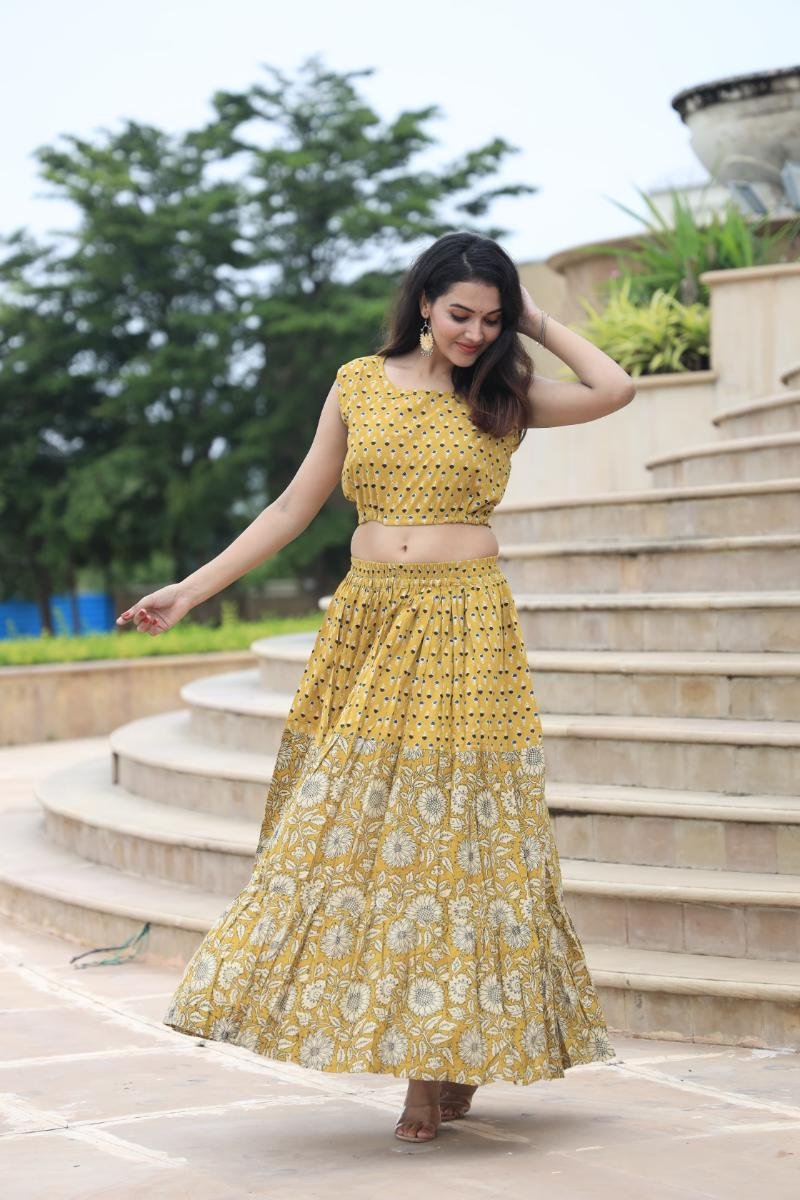 Ethnic Skirt Top - Traditional fusion