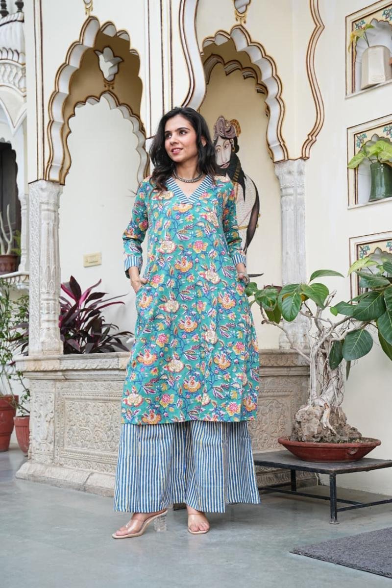 Kurti Plazo - Flowy & elegant