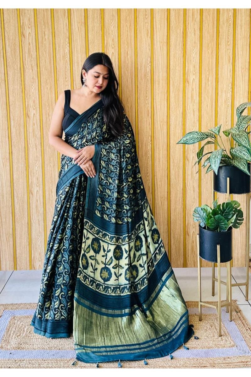 Tissue Modal Silk Saree