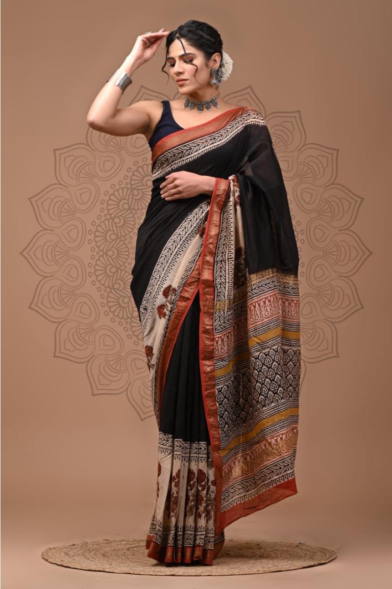 Traditional Maheshwari Silk Sarees Wholesale