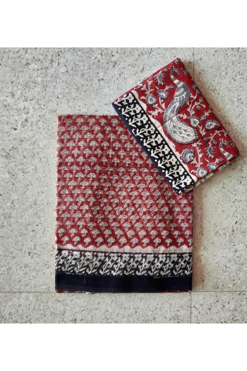 Bagru Print Kota Cotton Sarees Manufacturer India
